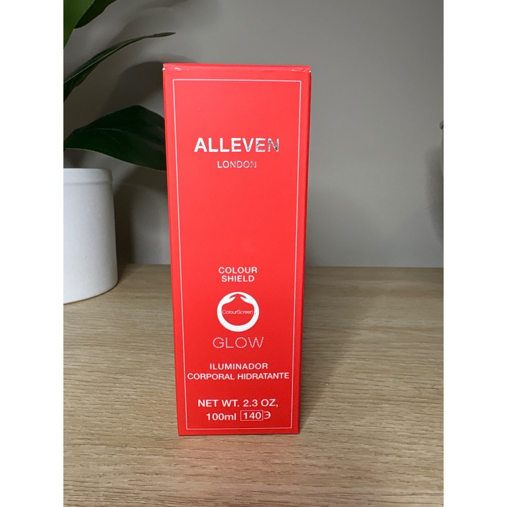 Alleven London Colour Shield Glow Luminizing Body Enhancer Pearl 100ml 2.3oz NEW